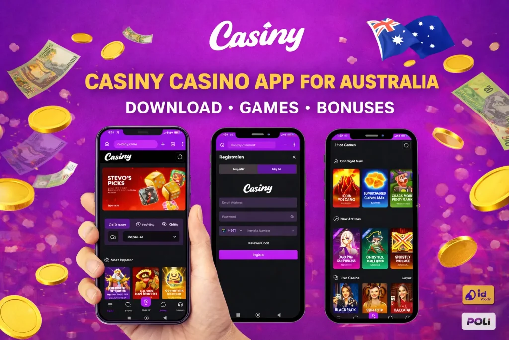 Casino Games Available on the Casiny App