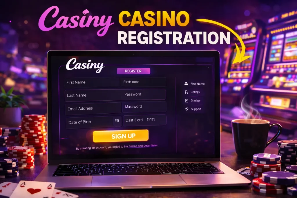 Register at Casiny Casino